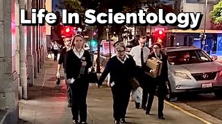 LIFE IN SCIENTOLOGY Documenting Scientologists Being Transported After 16 Hours of Work [upl. by Debora]