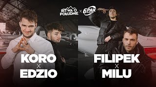 KORO x EDZIO vs FILIPEK x MILU  BOP2vs2 by 6PAK Półfinał [upl. by Okihsoy]