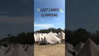 Lost Lands Glamping amp Amenities lostlandsfestival musicfestival glamping [upl. by Garold]