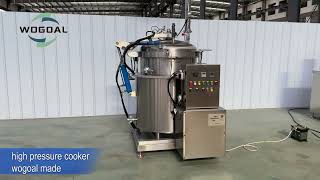 Pressuirized steam heating cooker 300L [upl. by Scrogan]