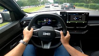 NEW Dacia DUSTER 2024 16 Hybrid 140 HP POV Test drive CARiNIK Great cheap offroader [upl. by Feigin]