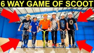 6 WAY PRO GAME OF SCOOT [upl. by Odrareg957]