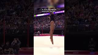 In this competition 10 wasnt the limit😅 gymnastics exhibition simonebiles [upl. by Ailefo]