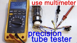 how to test tubes with your multimeter KT88 EL34 6L6 for tube amplifier [upl. by Pate]