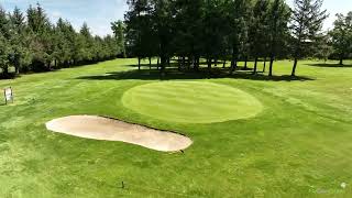 Golf de Lannemezan drone aerial video Lannemezan Hole14 [upl. by Allenrad]