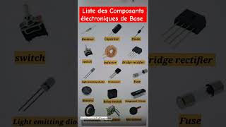 👷‍♂️👷‍♂️Liste des Composants électroniques de Base pour la conception [upl. by Aleahs]