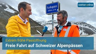 Höchste Schweizer Alpenpässe geöffnet [upl. by Elamef]