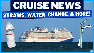 CRUISE NEWS Carnival Cruise Line Water Change NCL Itinerary Change Galveston Cruises amp MORE [upl. by Emarie644]