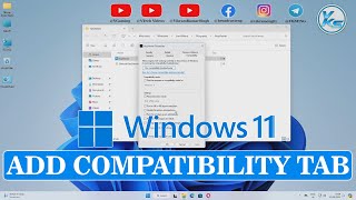 ✅ How To Add Compatibility Tab From Properties in Windows 11 [upl. by Rosemaria]