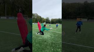 CRAZY CUTBACK REACTIONS 😳 goalkeeper goalkeepertraining [upl. by Kohl]