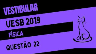 Vestibular Uesb 2019  Física  Questão 22  Lançamento Oblíquo [upl. by Ahsitniuq399]