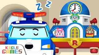 로보카 폴리 습관놀이 🌞아침이 왔어요 일어나세요 Poli Game  Robocar Poli  KIGLE GAMES [upl. by Ragas593]