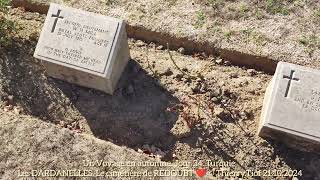 Un Voyage en automne Jour 34 Turquie Les DARDANELLES Le Cimetière de REDOUBT ❤️ [upl. by Ytsihc]