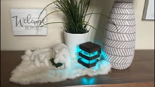 Friendship Lamp® Mini Square Mid Century Handmade USA WiFi Touch Lamp LED Light Review [upl. by Ann-Marie852]