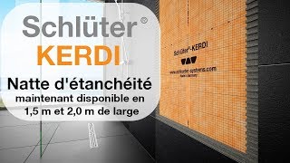 Natte détanchéité SchlüterKERDI en 15 m et 20 m de large [upl. by Dwain]