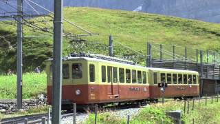 Kleine Scheidegg station part 2 [upl. by Ahseirej563]