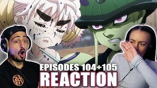 THIS WAS CRAZY Hunter x Hunter Episodes 104105 REACTION [upl. by Lindemann]