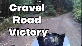 I Conquered The TOUGHEST Gravel Road on My Motorcycle [upl. by Aseretairam]