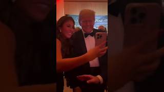 Selfie King President Donald Trump Caught Taking Selfies At MaraLago [upl. by Yleme502]