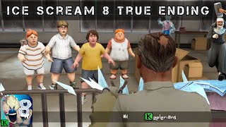 Ice Scream 8 true ending full gameplay [upl. by Ahsitul332]