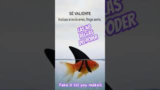 Fake it till you make it Las 48 reglas del poder fakeittillyoumakeit las48leyesdelpoder 1million [upl. by Magavern]