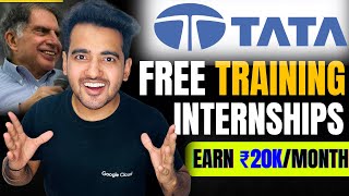 TATA Free Internships Online Training  For College Students amp Graduates  Online Internship [upl. by Lednew661]