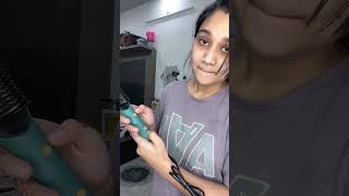 Hair straightener brush ￼😡 whatieatinadayandgetreadywithme minivlog vlog shortvideo [upl. by Rednaskela293]