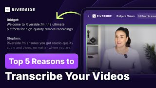 Why You Should Transcribe Your Videos  how to do it easily [upl. by Armalda502]