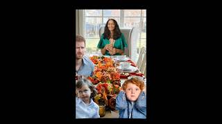 A Sussex Thanksgiving meghanmarkle harryandmeghan princeharry duchessofsussex thanksgiving [upl. by Padraic]