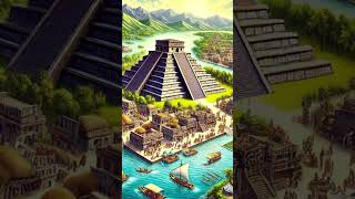 The aztec capital tenochtitlán history aztechistory ancientcivilization ancientempires [upl. by Oinesra262]