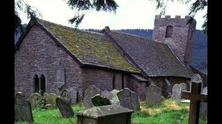 THE MOST CROOKED CHURCH IN BRITAIN  ST MARTINS CWMYOY [upl. by Tulley]