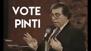 Enrique Pinti Vote Pinti 1989 [upl. by Almund]