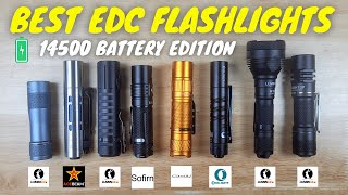 8 Incredible EDC Flashlights powered by 14500s 🔋 Lumintop vs Acebeam Sofirn vs Convoy vs Olight [upl. by Leggett]