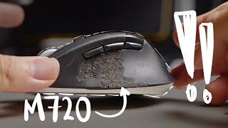 Logitech M720 Triathlon  Rubber Peeling M1 Stuttering  Part 2 2 Years Later [upl. by Ettenwahs261]