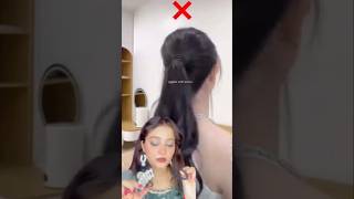 hairstyle🤯try kiya💁🏻youtubeshorts viralvideo hairstyle trending ytshortshair easyhairstyle [upl. by Yekcaj674]