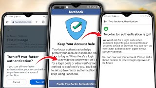 Fix Keep Your Account Safe Facebook 2FA Problem  Enable Two Factor Authentication Facebook Problem [upl. by Sandi]