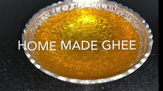 Home made ghee recipe ghee from milk creameasy way to make ghee [upl. by Anitsuga]