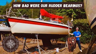 Rudder Bearing Replacement How We Did It Step By Step  Gavin amp James Sailing Ep23 [upl. by Travers]