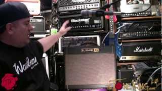 Line 6 DT25  Full Sound Demo amp WalkThru of Bogner Designed Line6 DT25 Combo Amp [upl. by Ailegave]