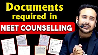 Documents Required in NEET Counselling 2024  MCC All India  State Counselling  MBBS  BDS  AYUSH [upl. by Saxe543]