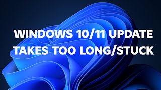 How to Quickly Fix Windows 1011 Update Takes Too Long [upl. by Toogood]