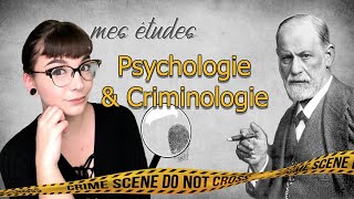 Mes études de PSYCHOLOGIE amp CRIMINOLOGIE [upl. by Lorenzo]