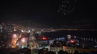 Capodanno 2019 a Napoli fuochi artificiali [upl. by Refinne]