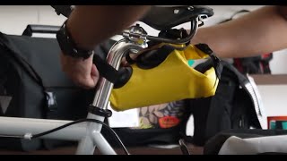 Waterproof saddle bag for road bike and folding bike [upl. by Doowle180]