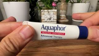 Aquaphor Healing Ointment Advanced Therapy Skin Protectant Body Moisturizer for Dry Skin Minor Cut [upl. by Reena]