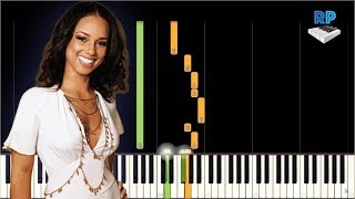 Alicia Keys  A Womens Worth  Synthesia Piano Tutorial [upl. by Chaddy]