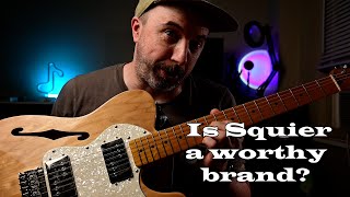 Is The 2023 Squier Thinline The Best Budget Guitar Ever [upl. by Niltag]