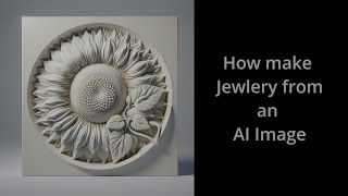 Casting Jewlery from an AI Image in a 3D Printed Mold [upl. by Orestes410]