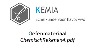 Oefenmateriaal ChemischRekenen4pdf vwo [upl. by Merritt268]