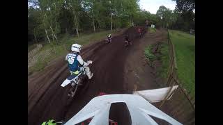 Hawkstone Park Mx TrackBSMA Nationals Race 4 2024Full Race GoPro Video [upl. by Ninon]